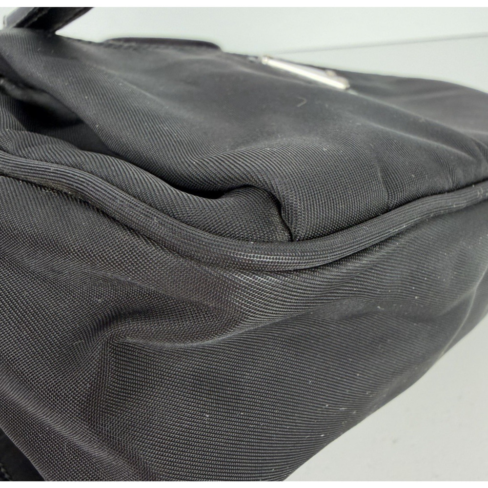 Prada Tessuto Nylon Belt Bag in Black with a Front Zippered Pocket S07 - Picture 6 of 16